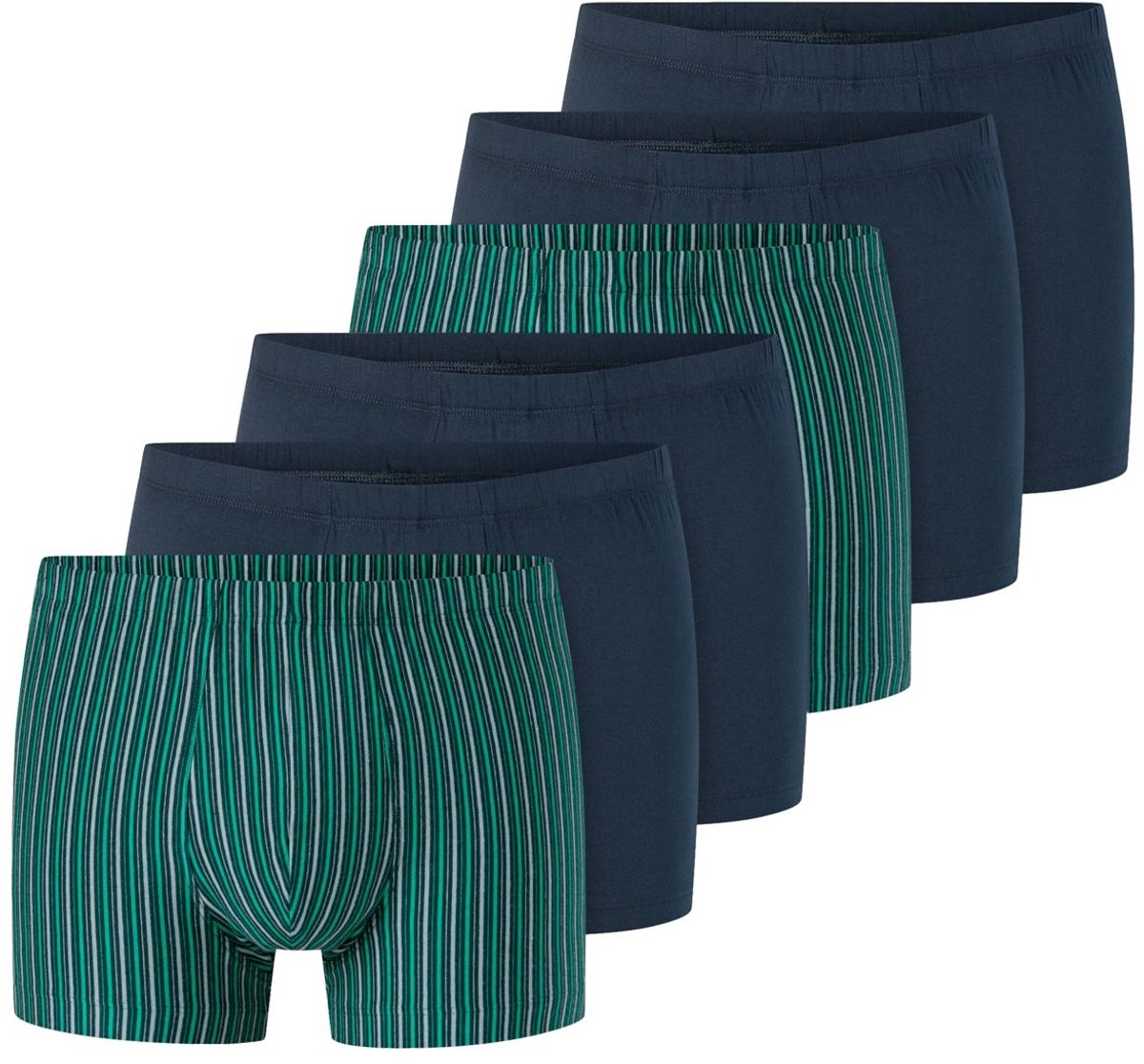 Schiesser Heren retro short / pant 6 pack 95/5 Essentials - Cotton