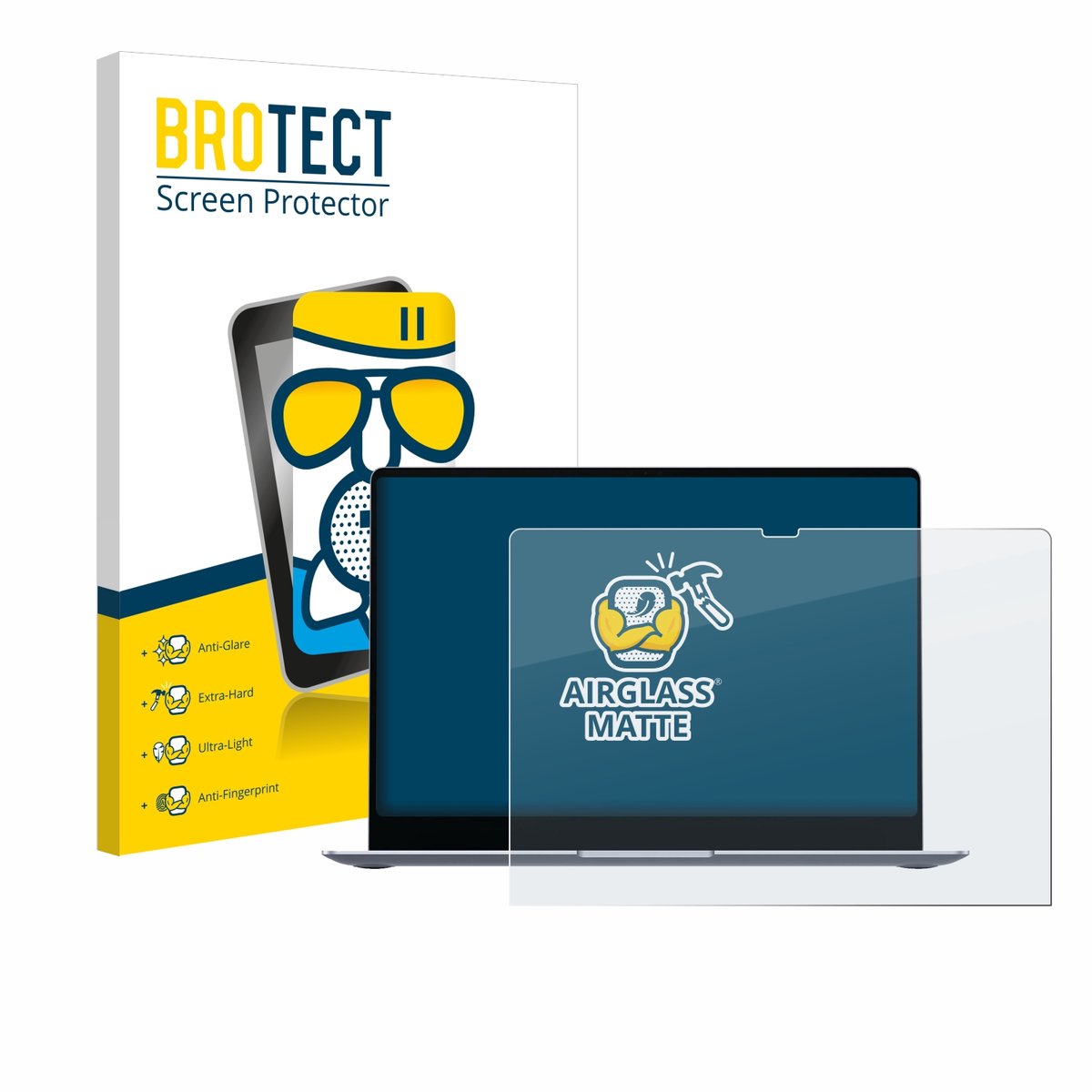 BROTECT - Screenprotector voor Samsung Galaxy Book4 Edge 14" - Folie Beschermfolie Beschermglas matte
