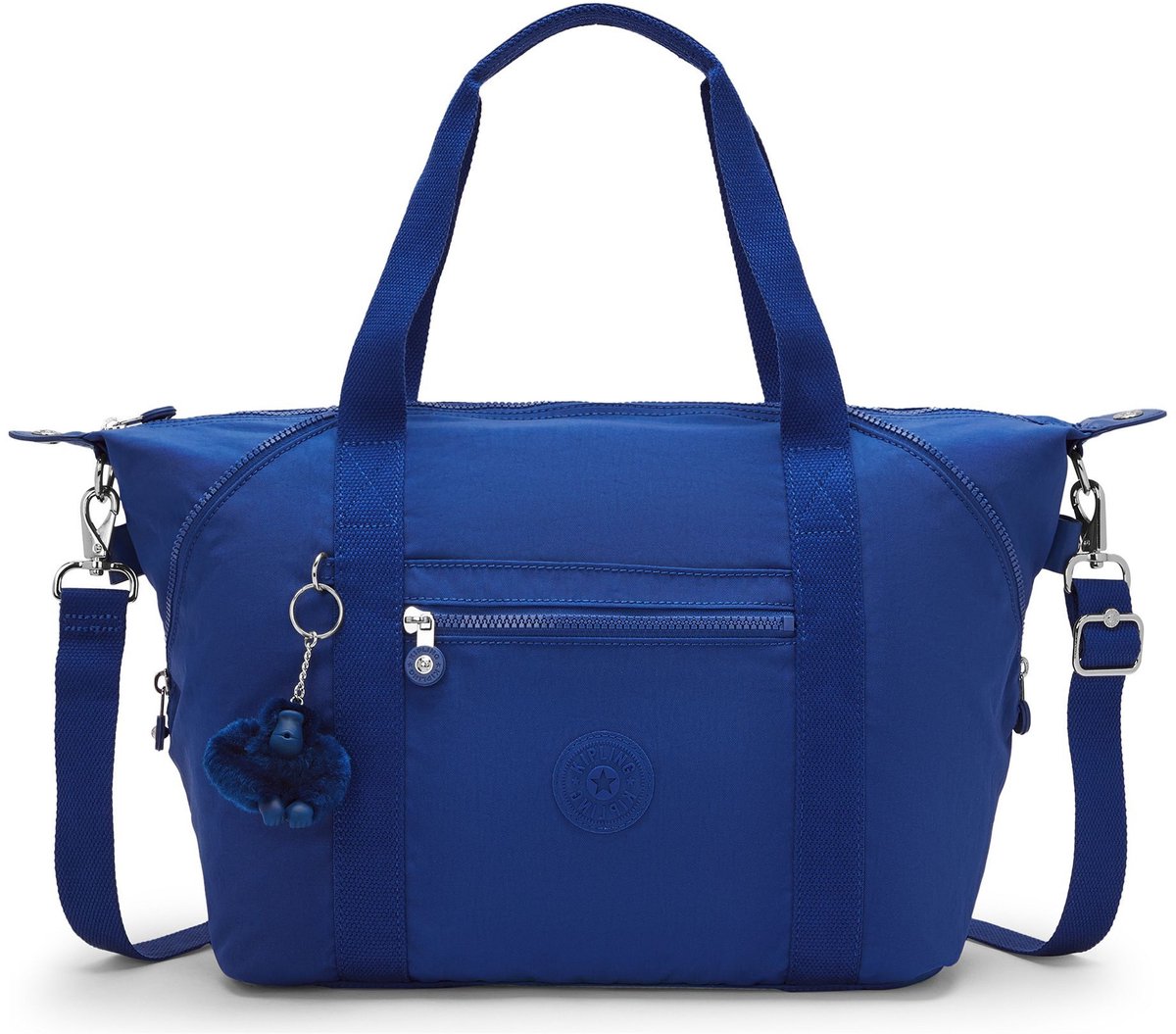 kipling schoudertas Art Tote Blazing Blue blauw