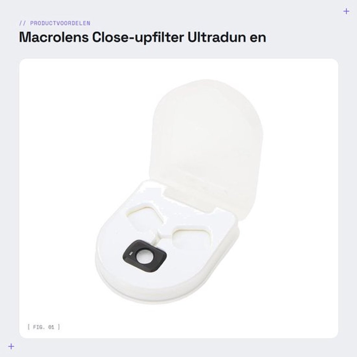 Macrolens - Close-upfilter - Ultradun en lichtgewicht - 10x set - Ideaal voor Buitenfotografie - Geschikt voor Actiecamera's - Aluminium...