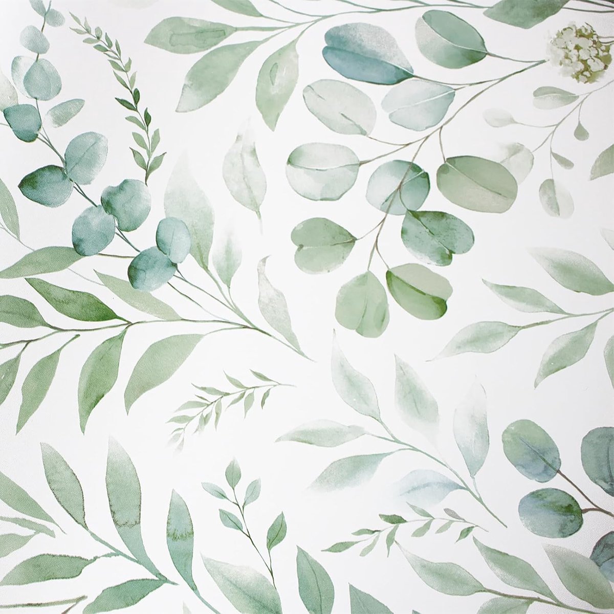 Zelfklevend behang - groene takken met bladeren - waterproof vinyl - ideaal voor woonkamer of kabinet - SnelShoppen