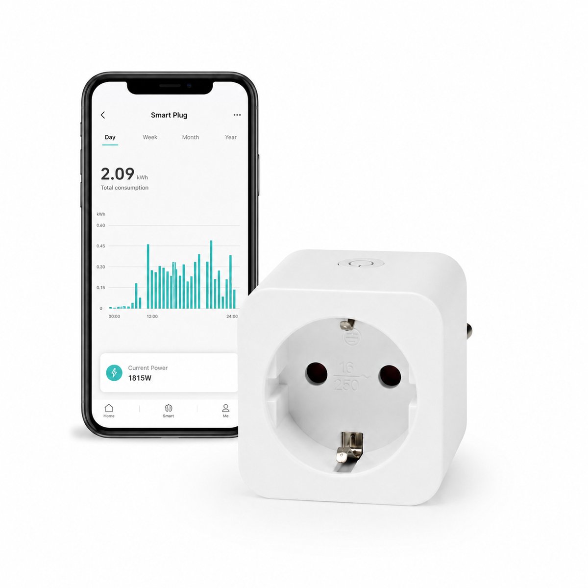 Nedis SmartLife Slimme Stekker Wi-Fi