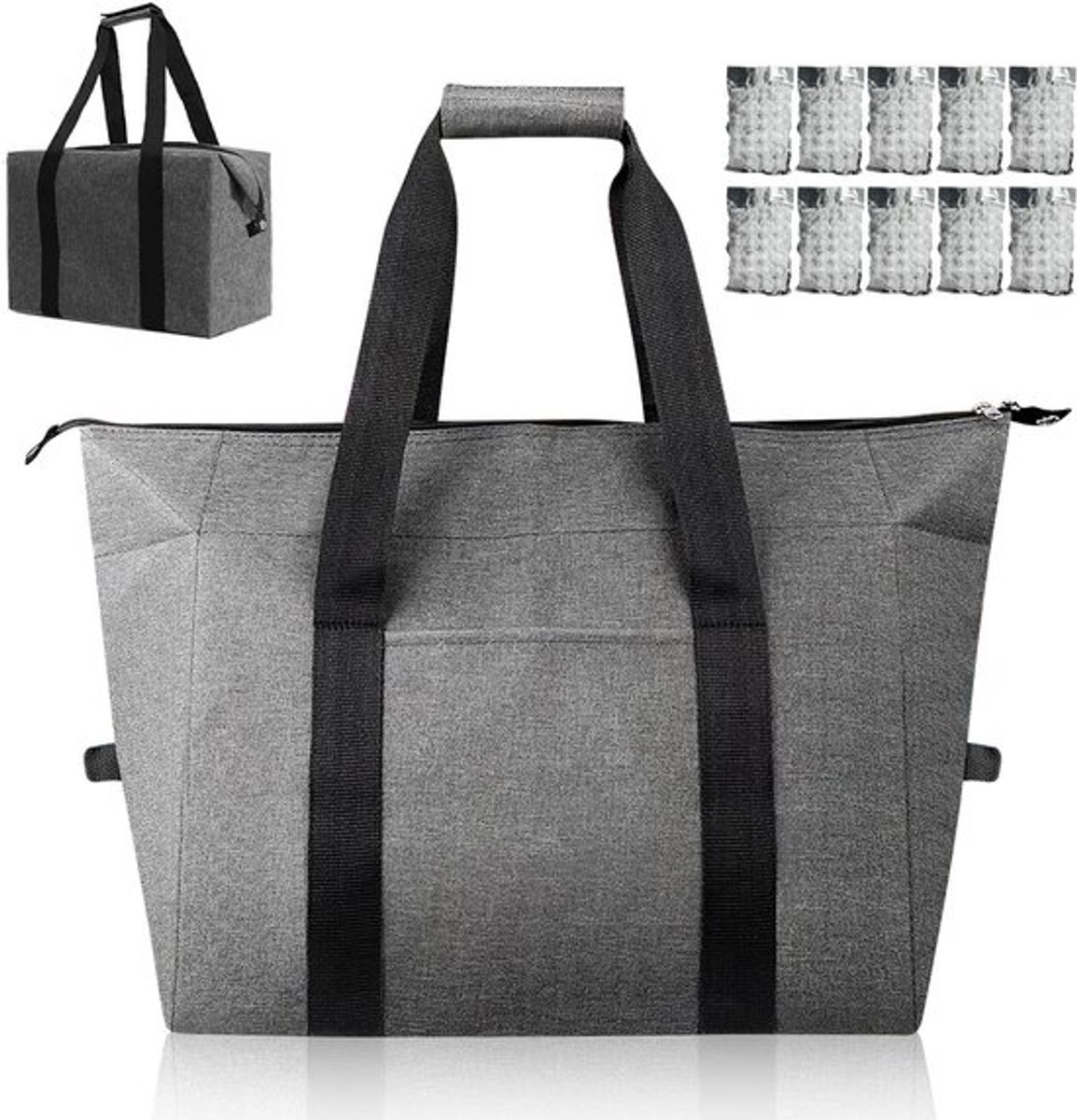 Opvouwbare koeltas, 20 liter, houdt je levensmiddelen vers en koel, perfect voor camping en picknick