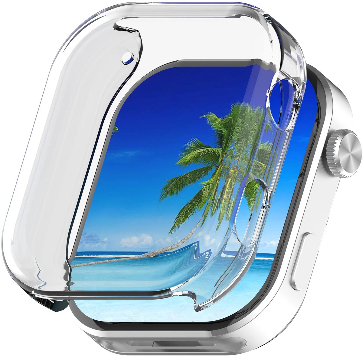 Strap-it Beschermhoesje TPU – geschikt voor Redmi Watch 6 – schokbestendig, optimale bescherming – Transparent