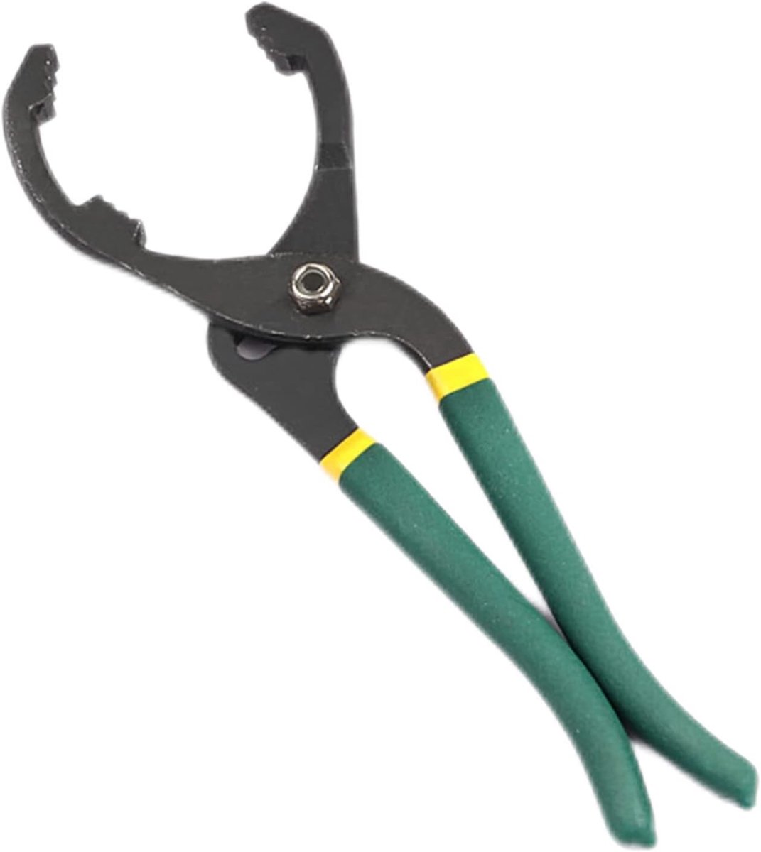 Verstelbare oliefiltertang met lange handgreep en antisliphandvat voor oliefilters van 30mm tot 160mm diameter