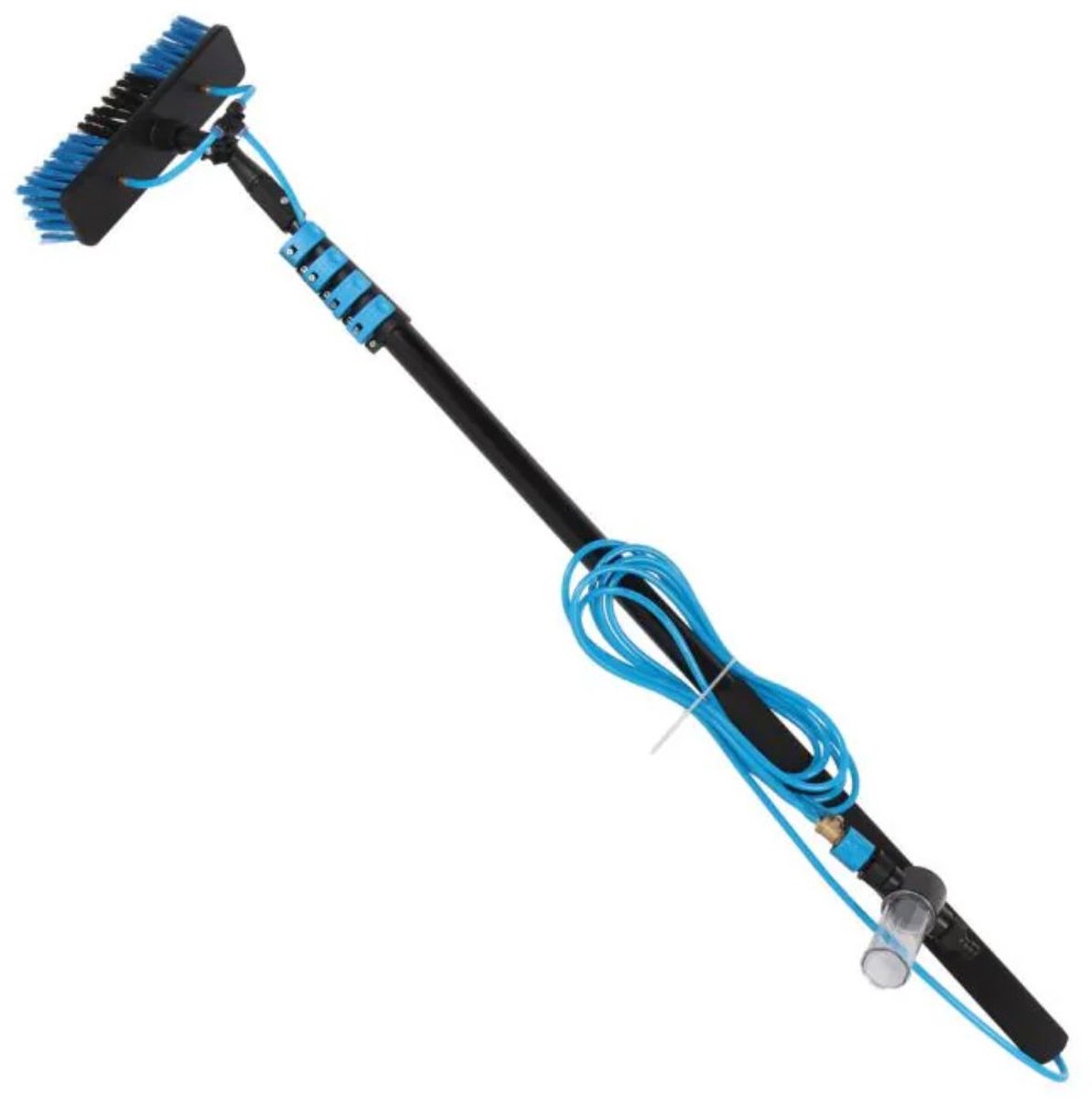 Telescopische Wasborstelset 460 cm met Zeepdispenser en Slang | Per Set