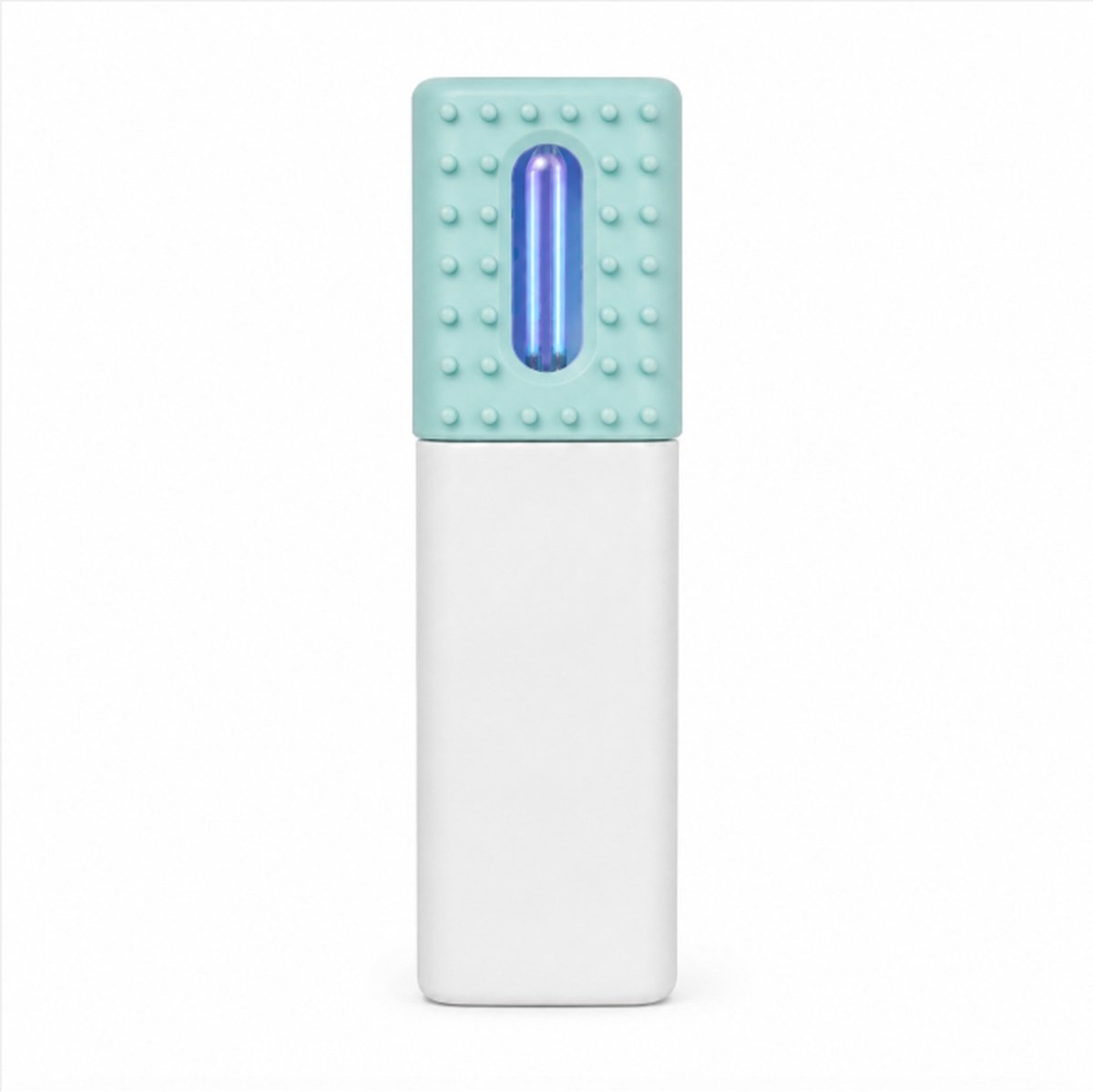 AR202 UV-C Sterilisator - Draagbaar - Doodt 99,9% Bacteriën - UV Sterilisator voor Tandenborstel, Make-up Kwasten en Reizen - USB Oplaadbaar - Siliconen Borstelkop - Wit