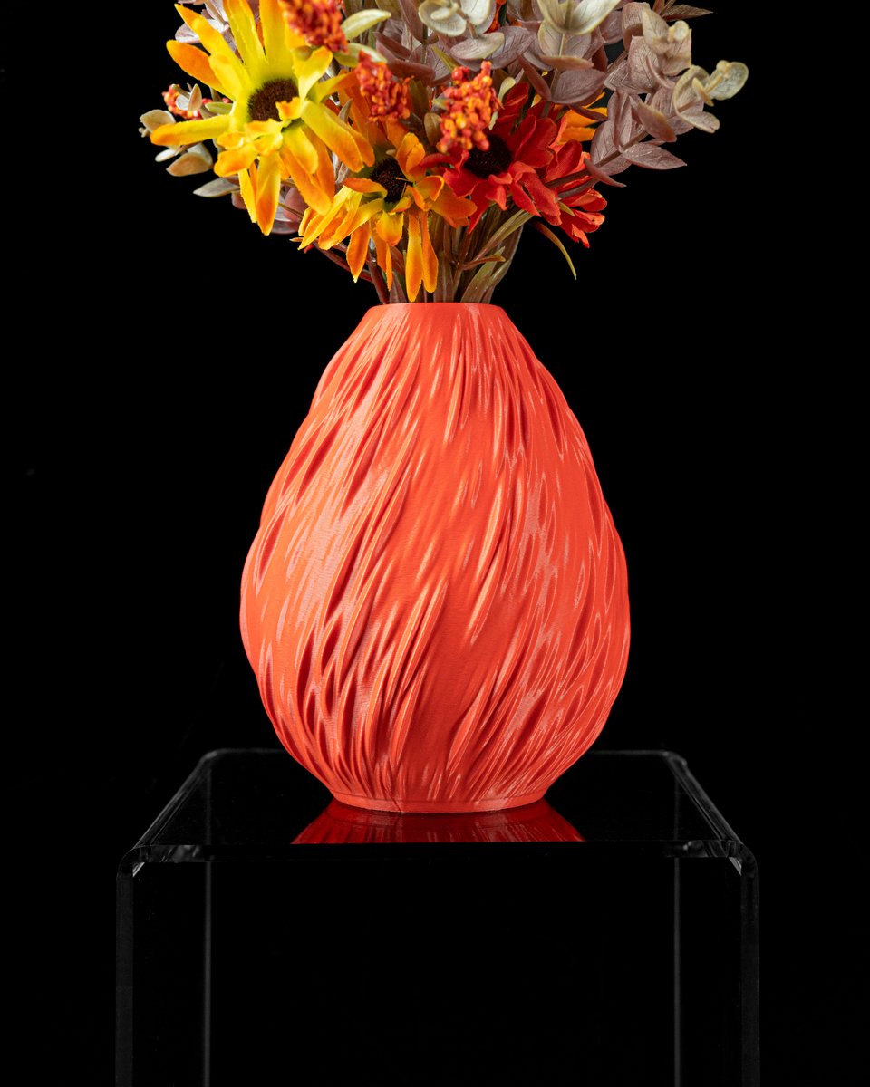 Skushy Vaas Rain - Geschikt voor Bouwbloemen - Japandi Designvaas voor Droogbloemen en Kunstbloemen - Sculpturale Decoratieve Vaas - Moderne Woondecoratie