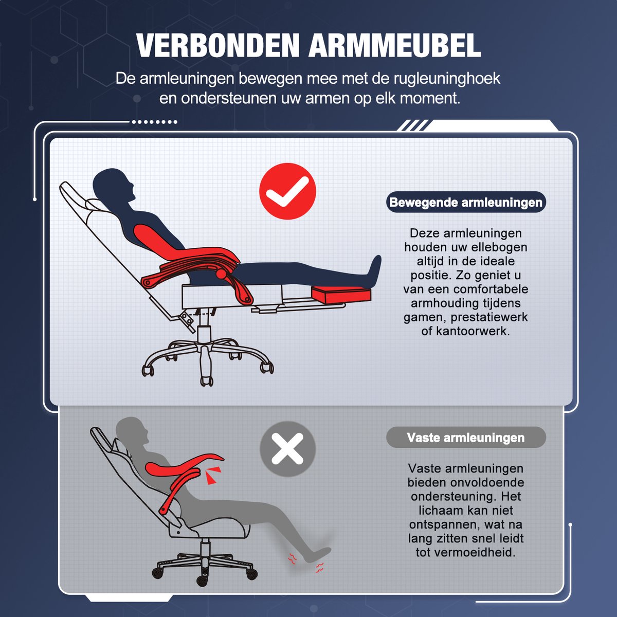 Gaming Racing Stoel Verstelbare Rugleuning Groen 150 kg - afbeelding 2