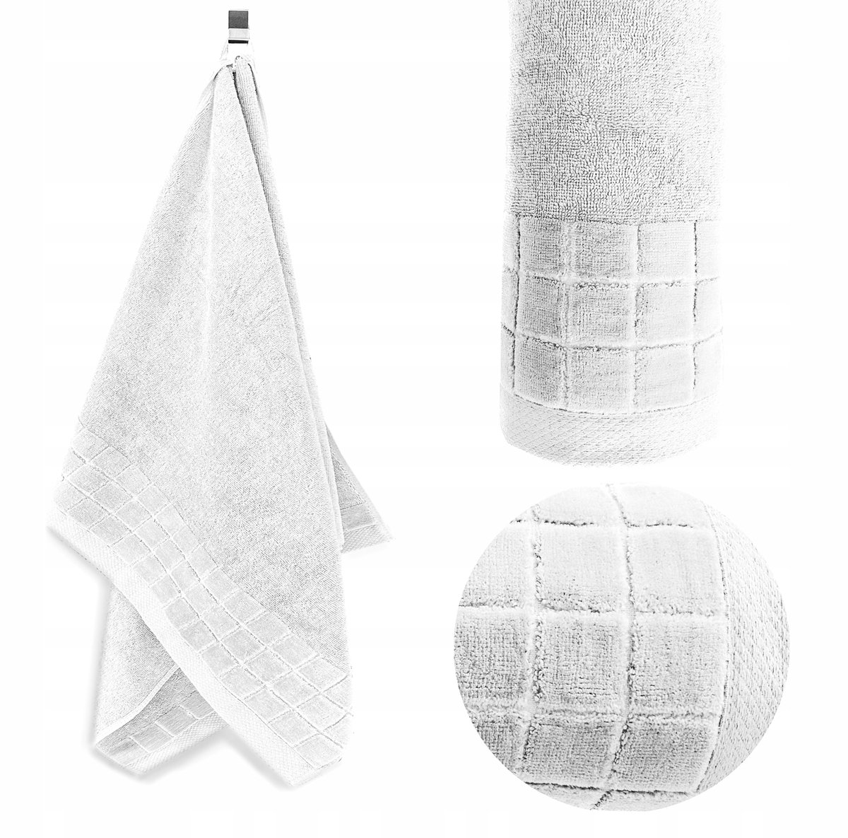 KONEY - Badhanddoek - 50 x 100 cm - Wit - 500 g/m²