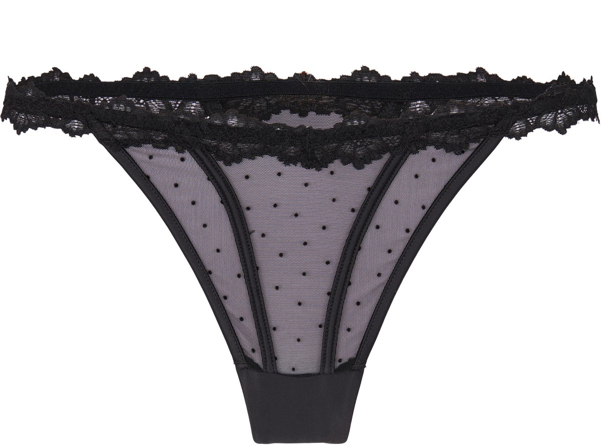 Hunkemöller Thong Kat Zwart