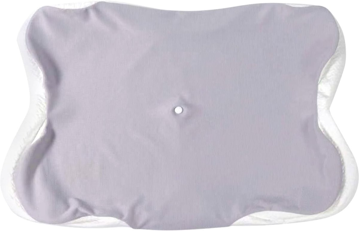 Ergonomisch Hoofdkussen met Geheugenfoam en Hoofdkussenhoes 67 x 37 cm voor Optimale Nekondersteuning en Comfort