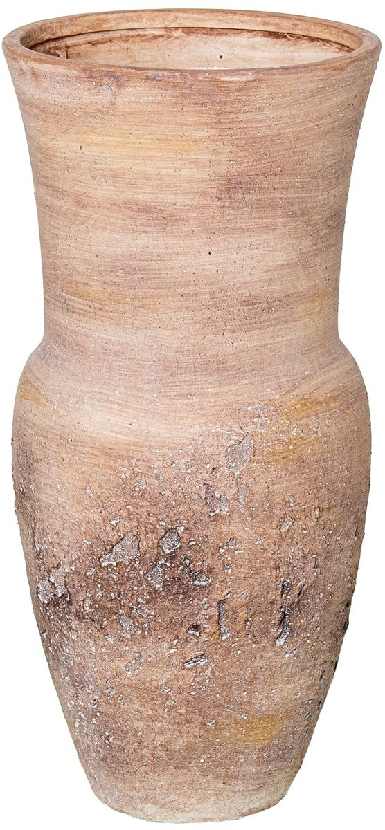 Vaas - Aardewerk - Bruin rustiek - 41 cm hoog