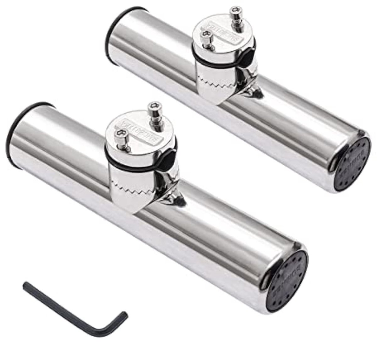 Set van 2 Verstelbare Hengelhouders - Voor Bootrails van 18mm tot 26mm