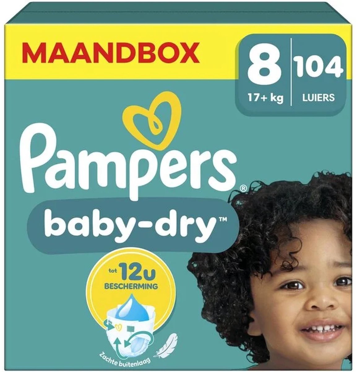 Baby Dry Luiers - Size 8 - 114 Stuks