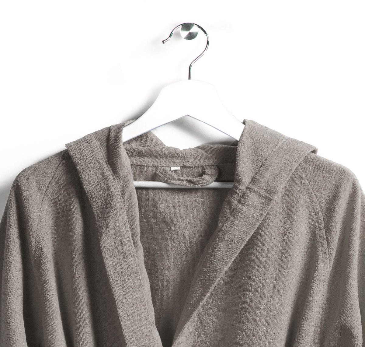 Badjas met capuchon - Grijs - XX-Large