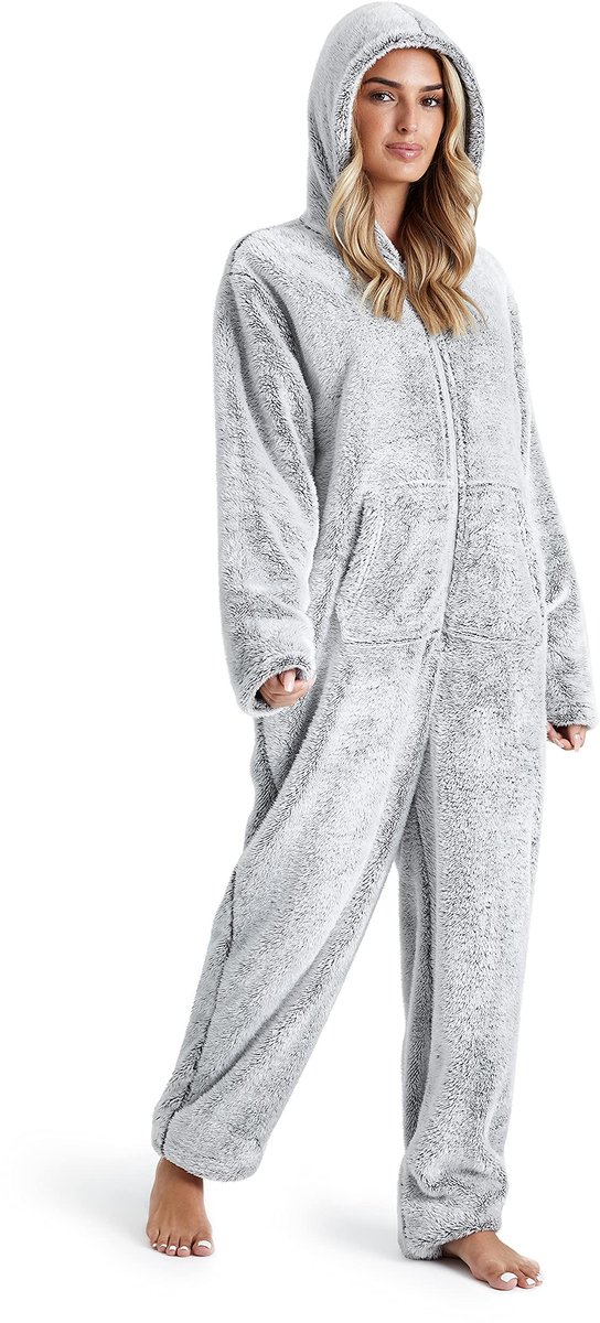 Dames Jumpsuit - Fleece Pyjama - Maat S-XL