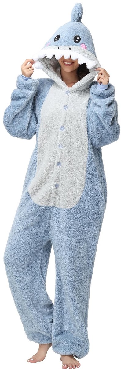 Unisex Jumpsuit met Capuchon - Haai