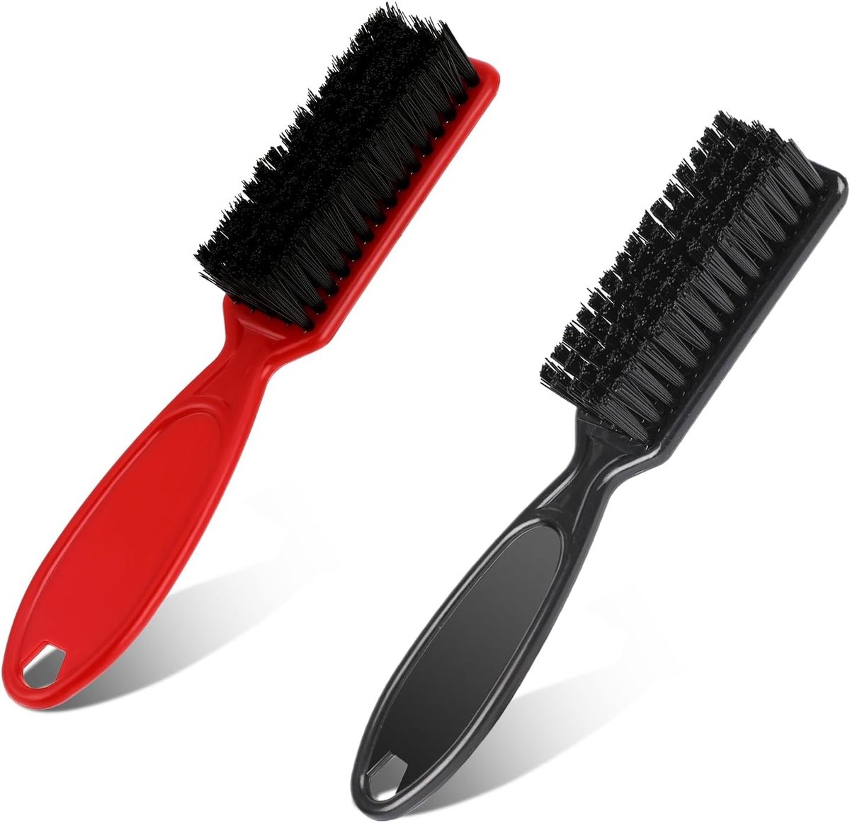 Set van 2 Haarverzorgingsborstels, Nylon Borstel voor Baard en Nagels, Schoonmaakborstel en Knipgereedschap voor Kappers