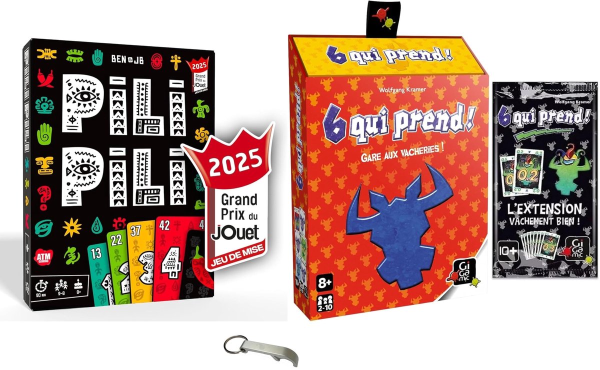 Pili Pili Bordspel - Kaart- en Vouwspel voor 2 tot 8 Spelers