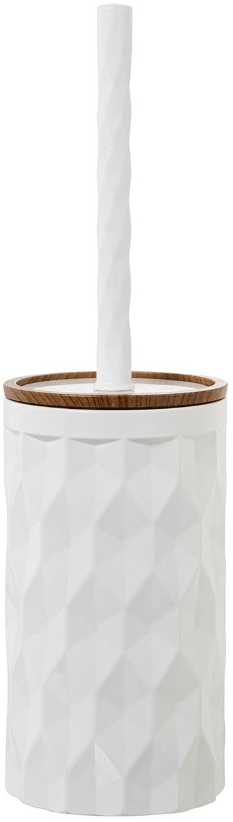 Acryl Toiletborstelhouder - Wit