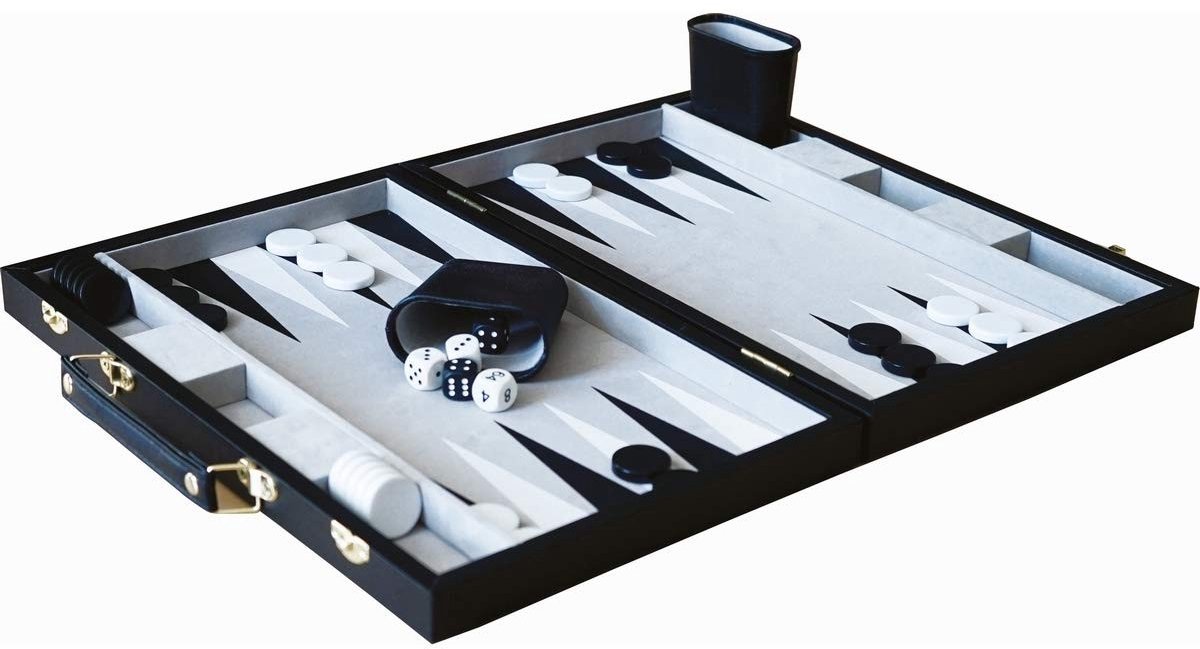 Backgammon Spel voor 2 Spelers - Luxe Uitvoering
