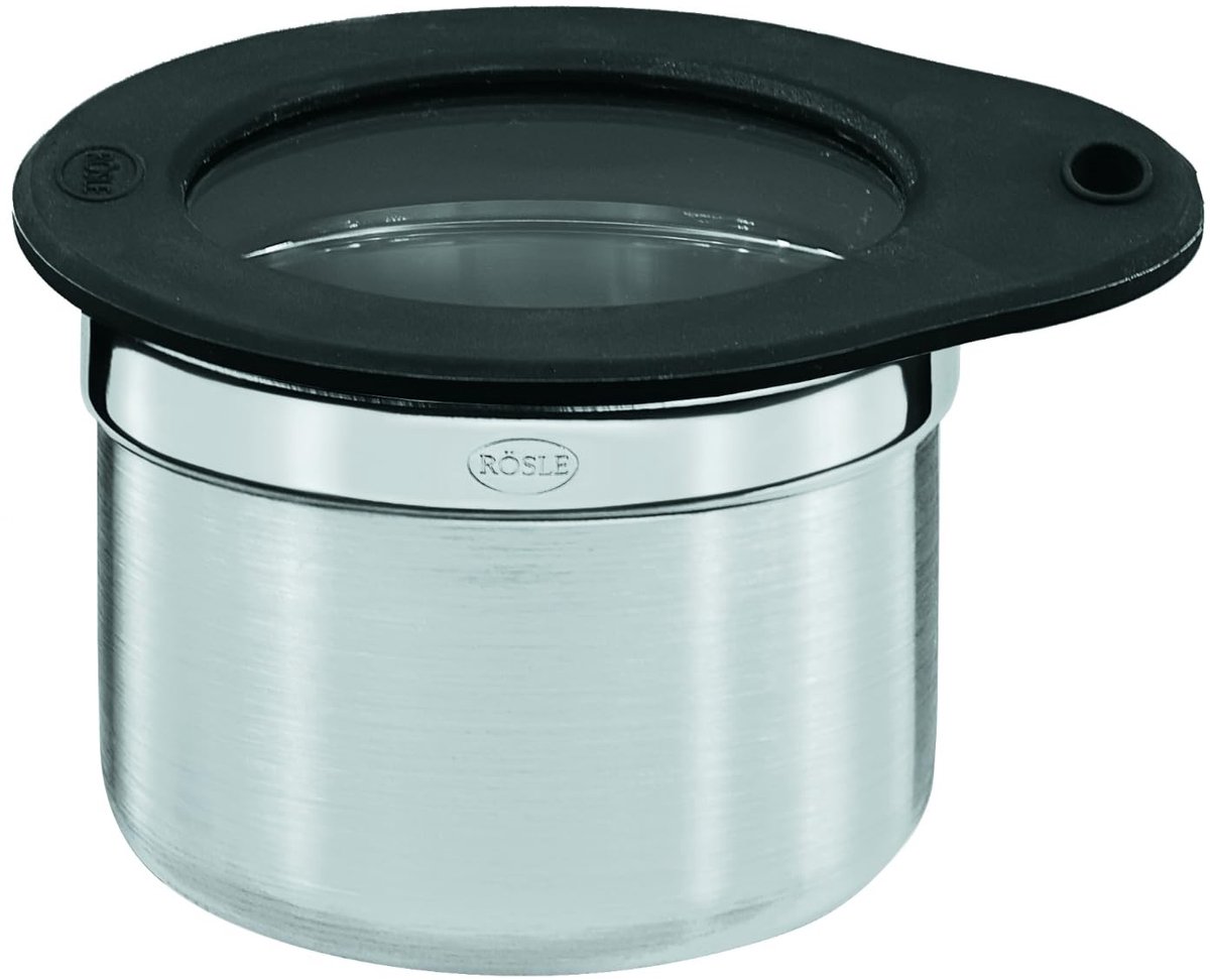 Voedselopslagdoos met Glasdeksel - 0.5 L, Ø 8 cm