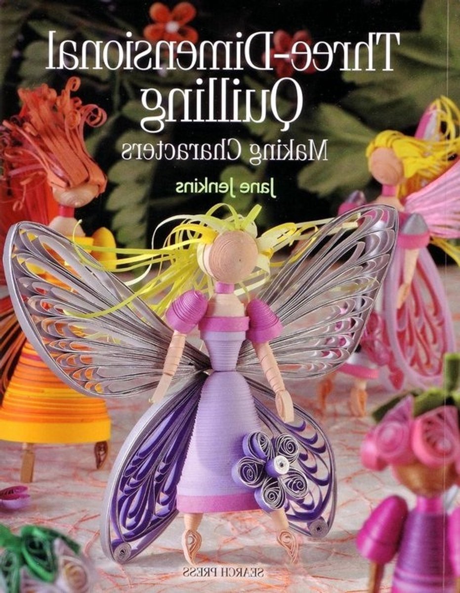 Drie-dimensionaal Quilling Boek - Papierkunst Boek - Karakters Maken - Stap-voor-stap Foto's - 21 x 27 cm - Niet gespecificeerd
