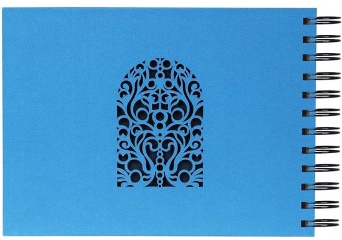 Spiraalalbum - Fotoalbum Album - Foto's Opbergen - Met Geschenketui - 23 x 16 cm - Turquoise