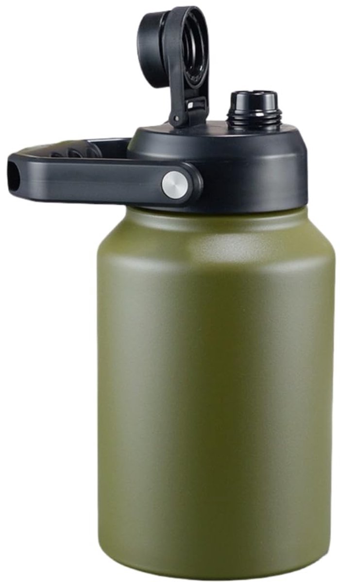 Grote Waterfles met Handvat - Geïsoleerd 64oz