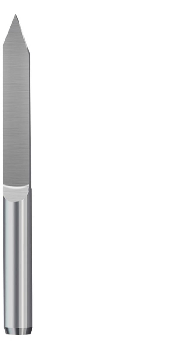 V-groef Freesbit 4 mm Schacht - Hoge Precisie 0,1 mm