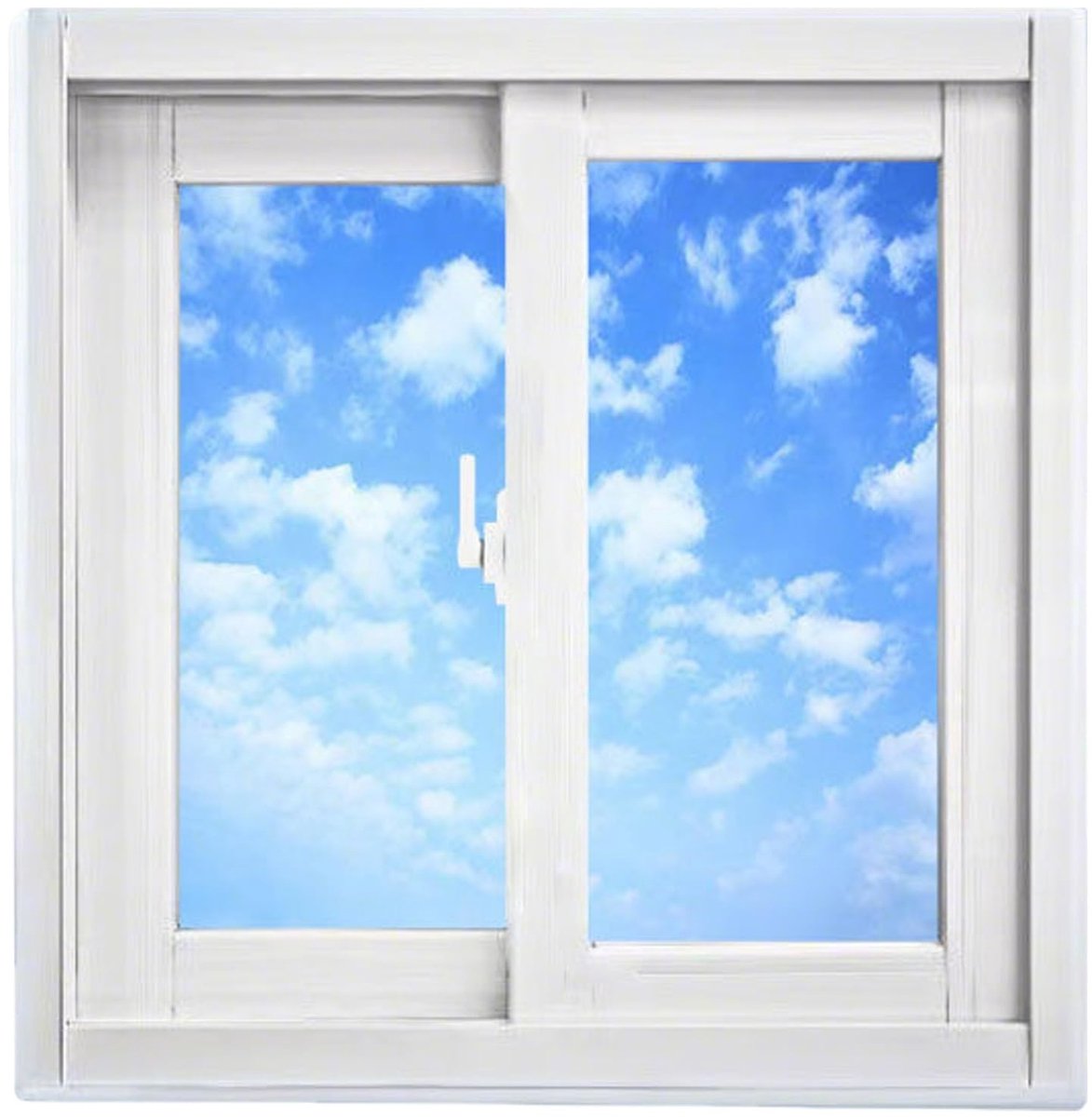 Kelderraam met Helder Glas - Roestvrij Aluminium Frame 80x60cm