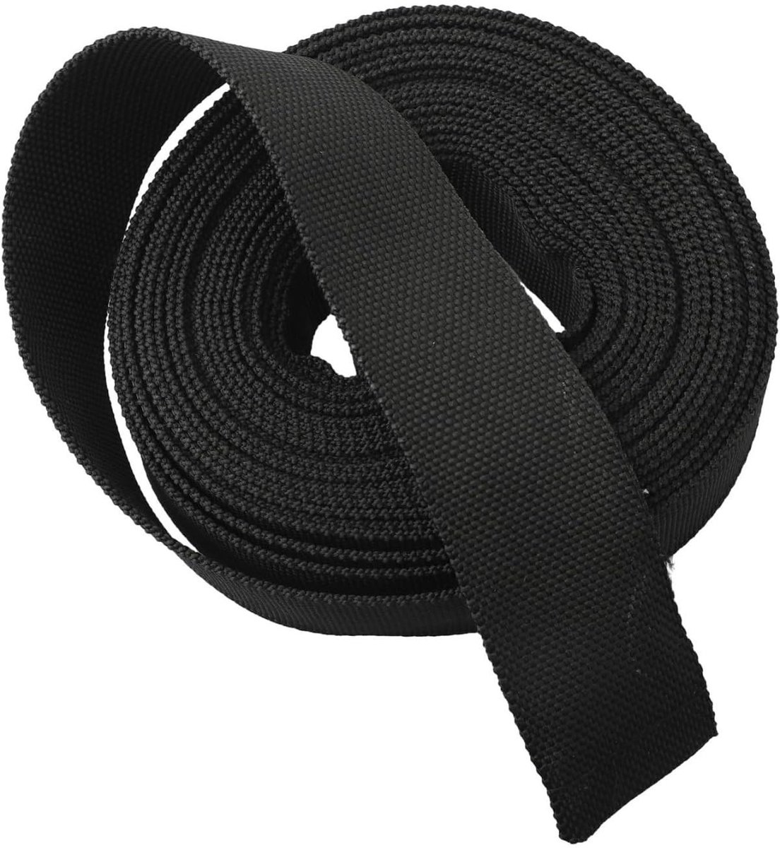 Nylon Beschermslang - Slijtvast en Vlamvertragend - 7 m - Zwart