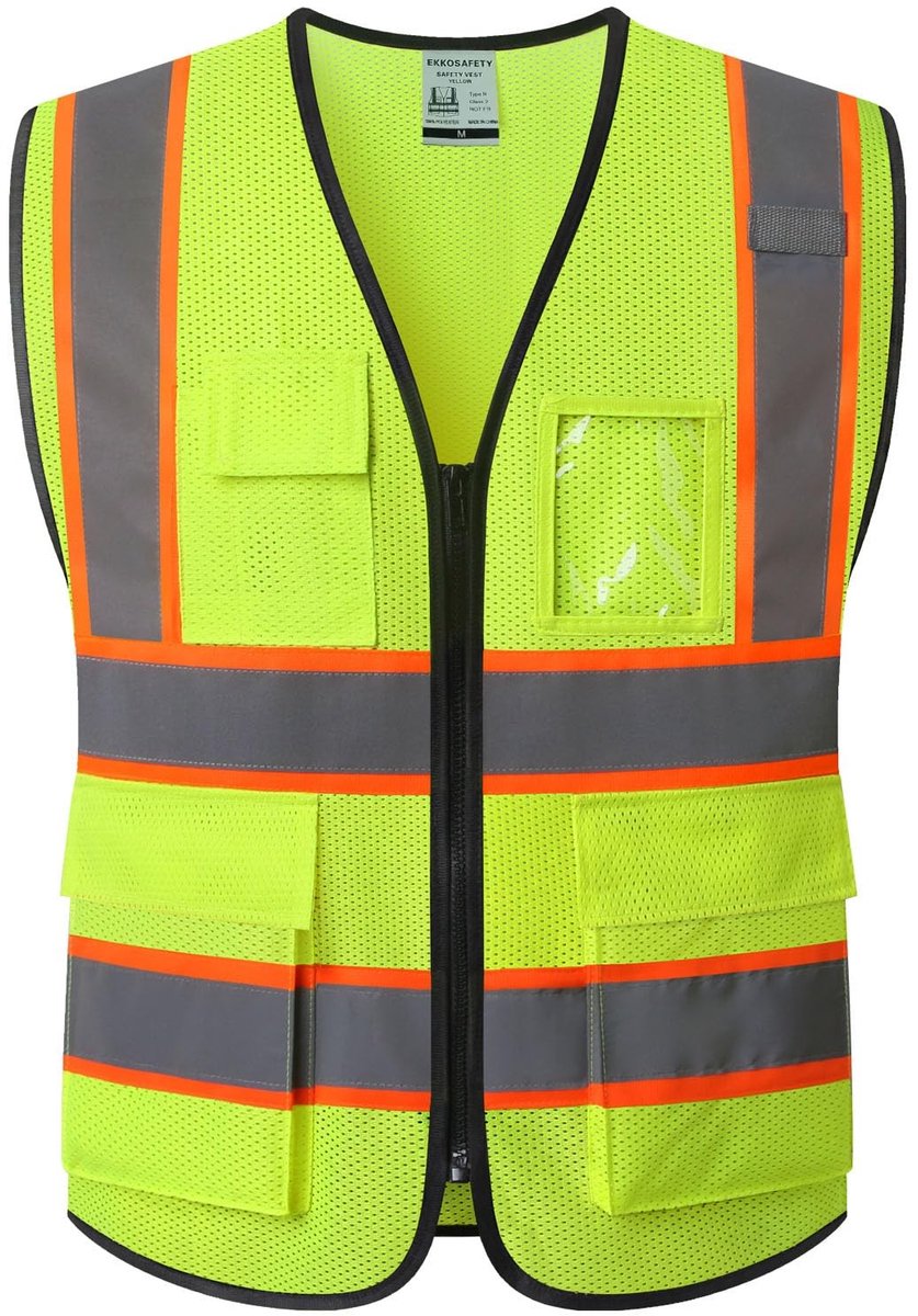 Reflecterend Veiligheidsvest - Mesh - Geel