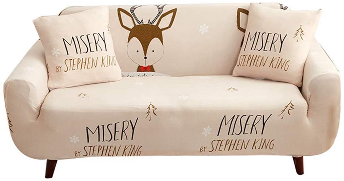Universele Stretch Sofa Cover - Inclusief 2 Kussenslopen - Apricot