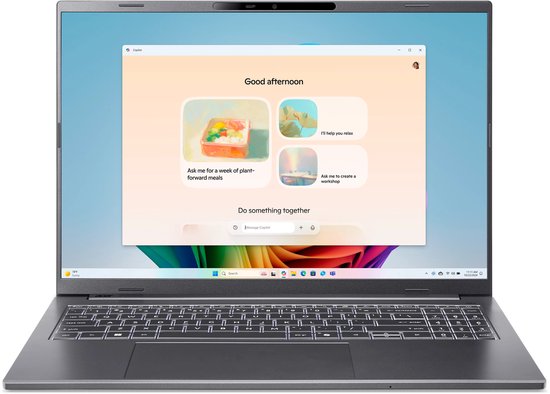 Acer Aspire 16 AI Laptop, A16-61M, Daily Use, AMD Ryzen™ AI 5, 16GB RAM, 512GB SSD, Radeon™ Graphics
