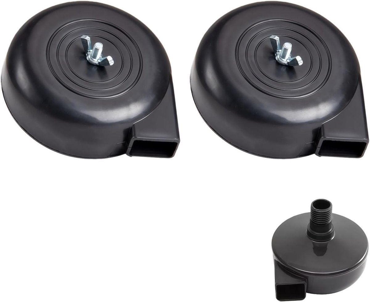 Luchtcompressor Geluidsdemper Filter Set van 2, 16mm 3/8 Inch PT, Ideaal voor Luchtcompressor Accessoires en Suction Filters