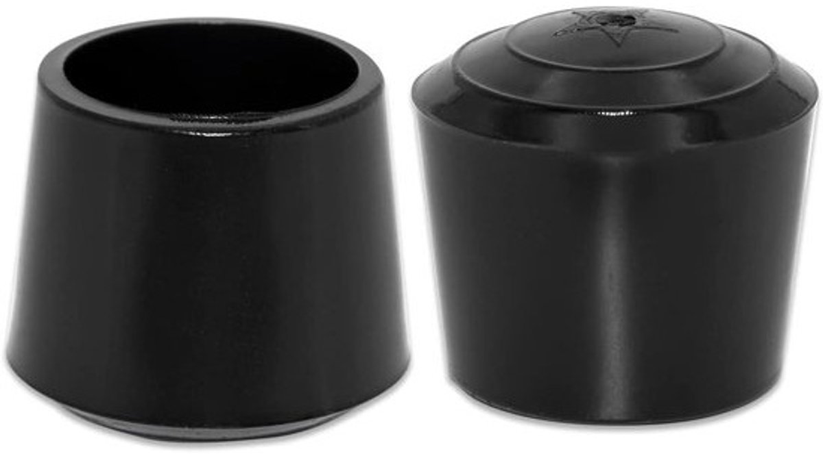 Stoel Been Caps - Meubelhoezen Vloerbeschermers - Meubels Beschermen - Anti-kras en Geluiddempend - 19 mm - Zwart