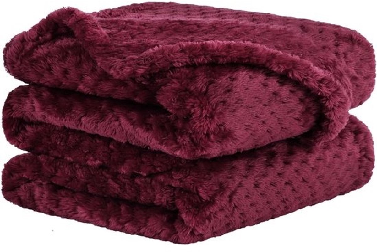 Fleece Deken - Zachte Plaid - Bank en Bed - 330GSM Flanel - 75x100 cm - Effen