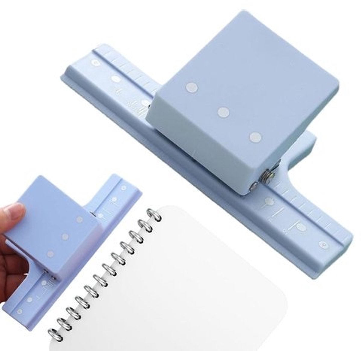 Papierpons - Perforator - Documenten Organiseren - Constante Stansnauwkeurigheid - 3 Gaten - null