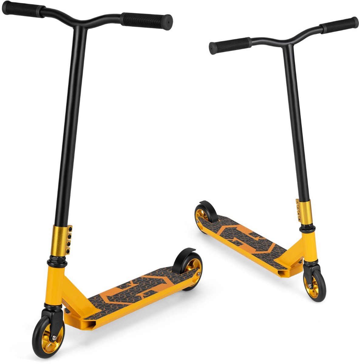 SureDeal® - Kinderstepp - Stuntstep - Graden Besturing Stuntstep - Wielen ABEC Kogellagers - Aluminium Dek Funscooter - 67x47,5x82,5 cm - Zwart