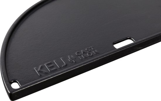 Gietijzeren plaat - half rond - Compact - 33 cm - geëmailleerd van Keij Cast Iron — afbeelding 3