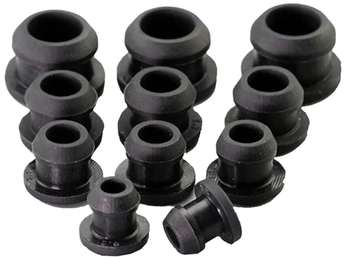 T-type pluggen - 2,5-50,6 mm zwart - 8 stuks