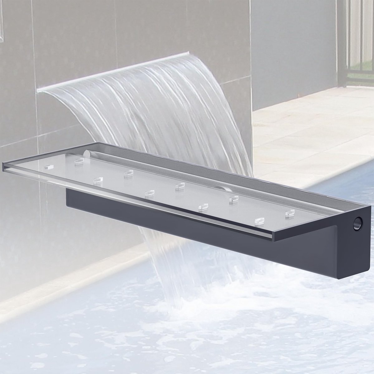 Waterfall Knives Set voor Tuin en Vijver - 60 cm Acryl