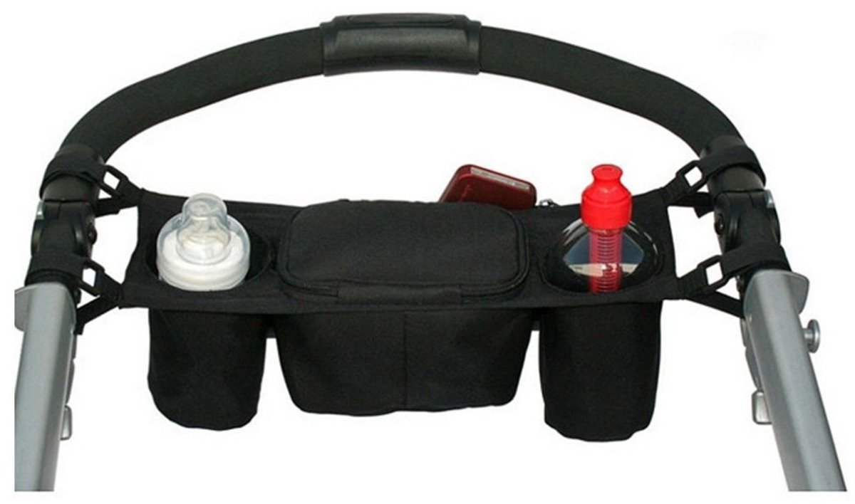 Organizer voor Kinderwagen - Opbergtas met Flessenhouder