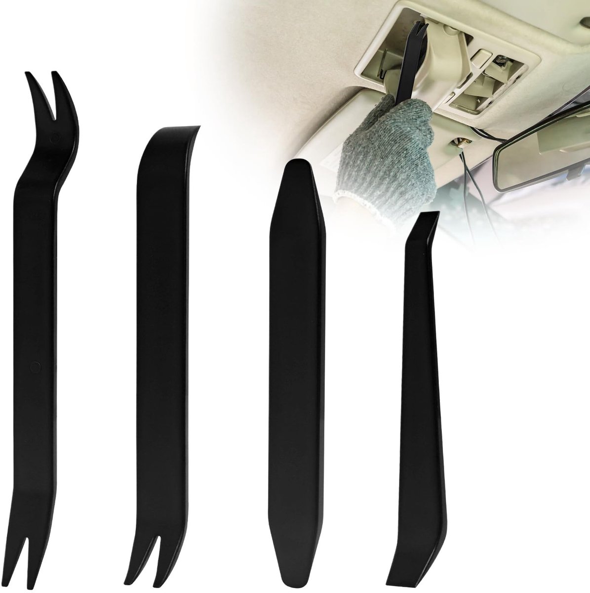 4-delige Interieur Demontageset - Nylon Gereedschap voor Auto