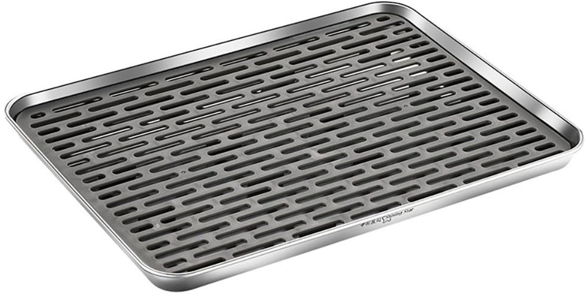 Afvoerschotel - 2-laags Antislip voor Tafel of Gootsteen