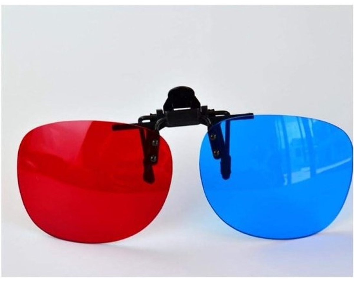 3D Bril - Rood Blauw - Film Kijken - Hoge Transparantie Lens - Universeel - Rood Blauw