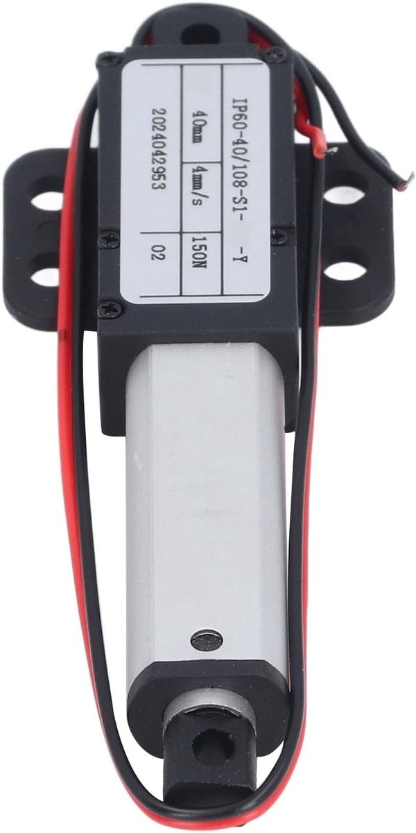 Elektrische Linear Actuator met 40mm Slag, 150N Duwkracht en 4mm/s Snelheid voor Meubeltoepassingen en Raamopeners