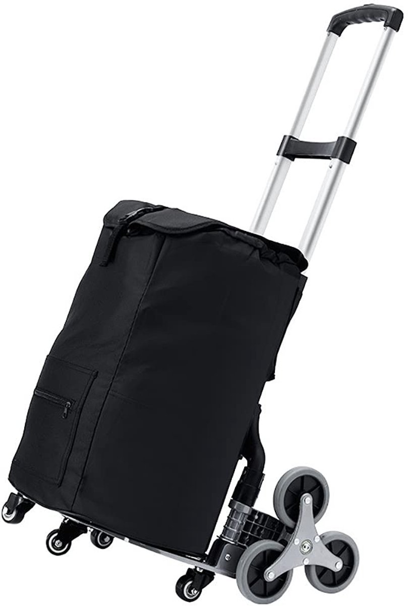Vouwbare Handtruck - Aluminiumlegering - Draagvermogen 150kg - Met 10 Wielen
